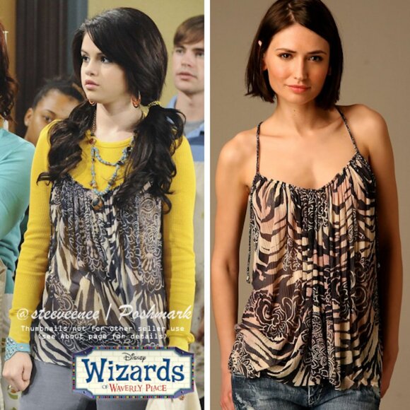 Free People Graceful Drape Cami ASO Alex Russo - Picture 1 of 11